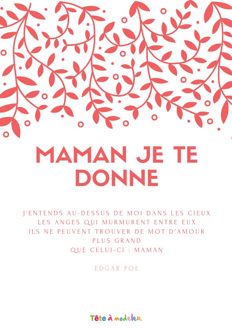 Maman : le poème d'Edgar Poe