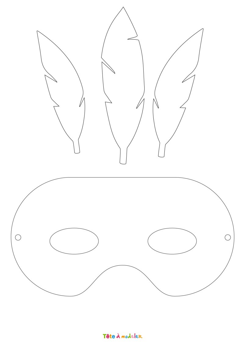 Masque de Carnaval à monter