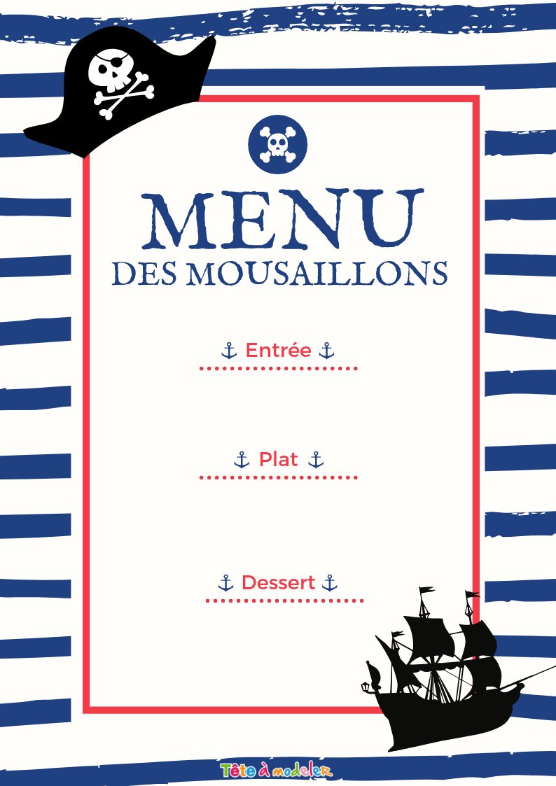 Menu de Pirate