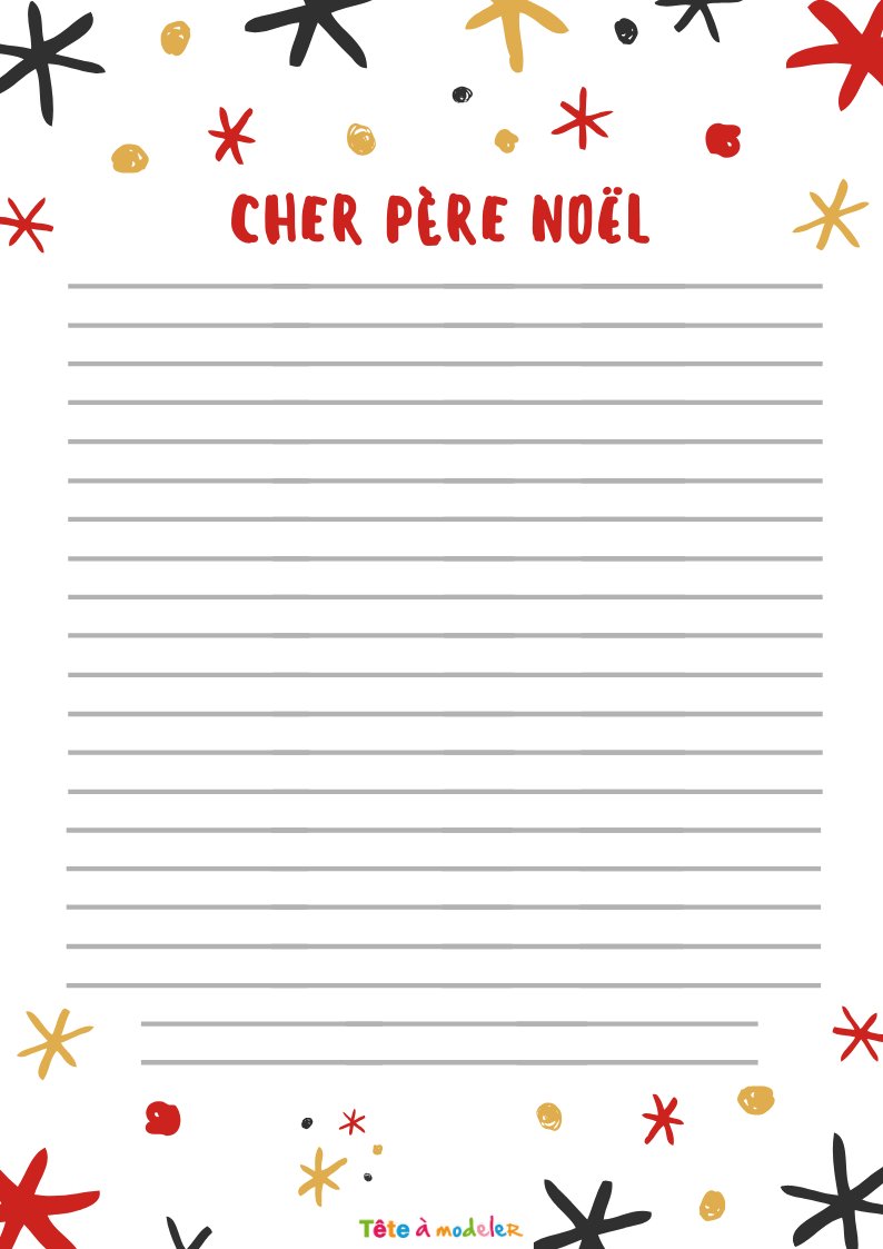 Papier à lettre décoré d'un bonhomme de neige gratuit