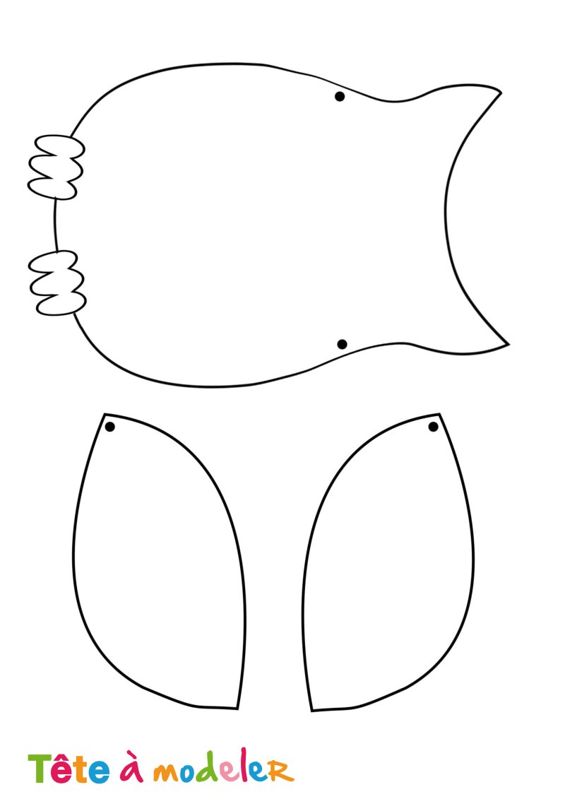 Patron de la carte hibou