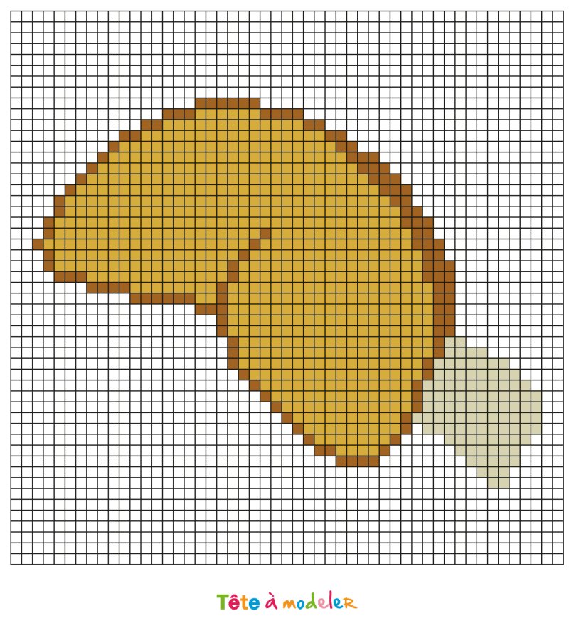 Pixel Art Biscuit de la chance du Nouvel An Chinois
