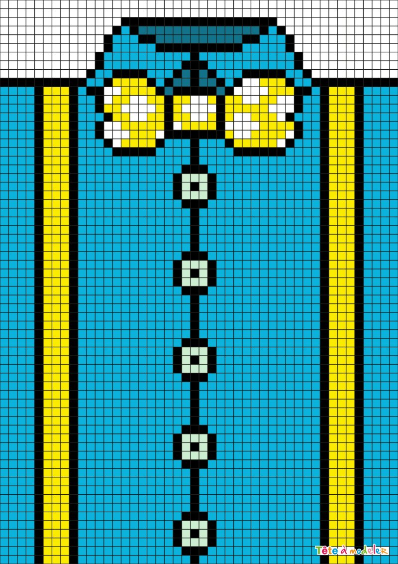 Pixel Art chemise de papa
