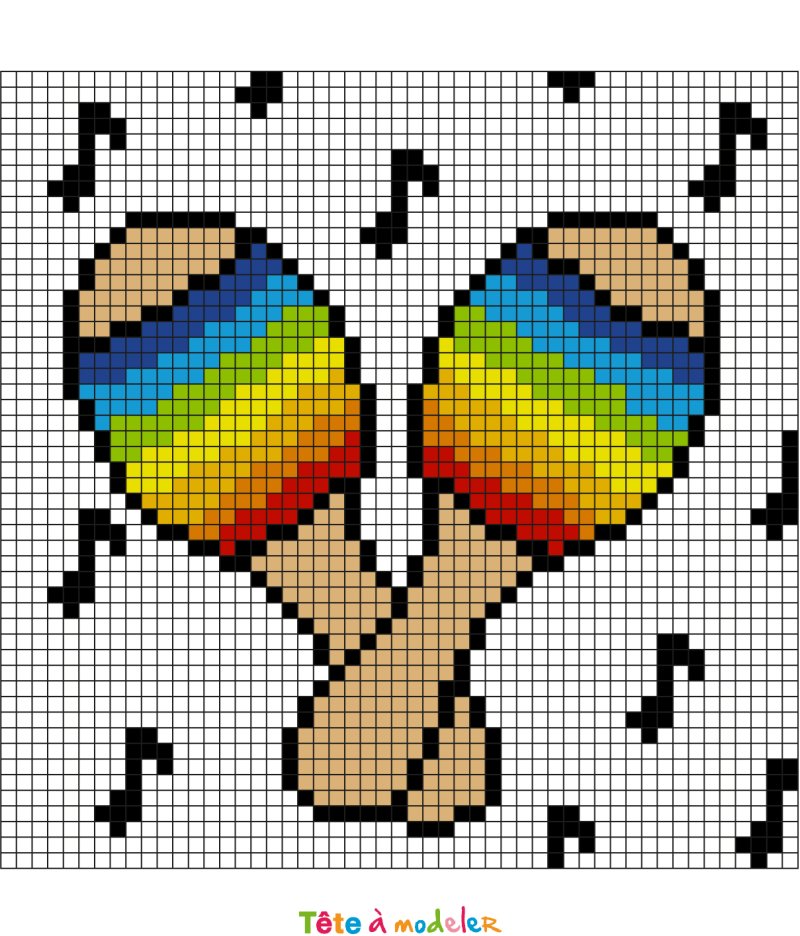Pixel Art maracas