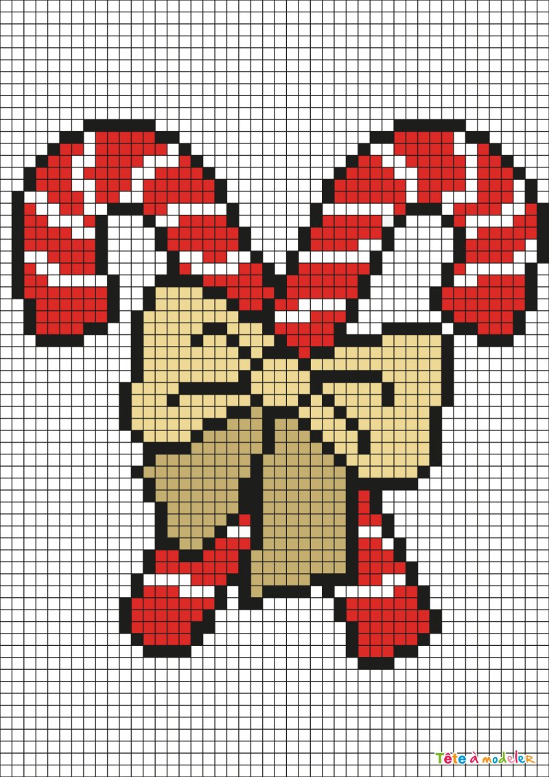 Pixel Art sucre d'orge
