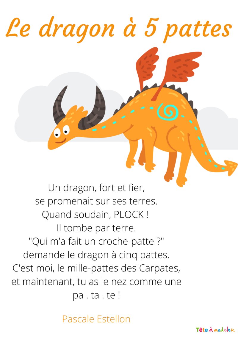 Poésie : le dragon à cinq pattes