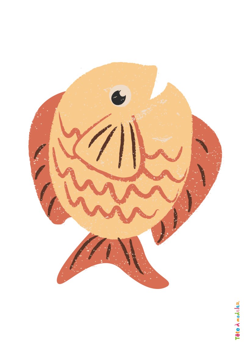 Image de poisson orangé