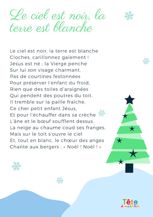 Poème : Le ciel est noir, la terre est blanche