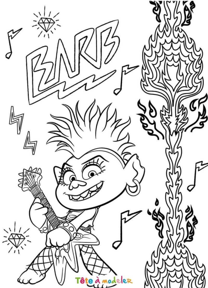 Portrait de Barb des trolls