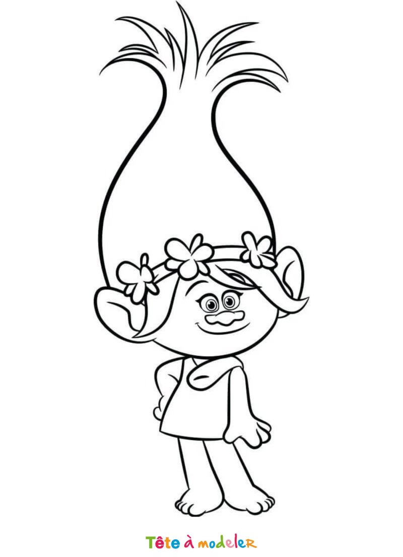 Portrait de poppy des trolls