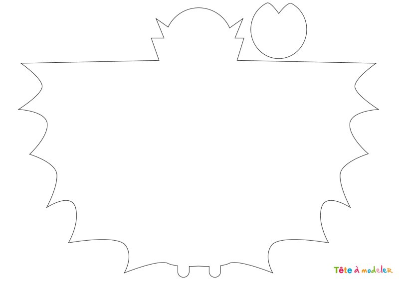 Printable pour la carte vampire d'Halloween
