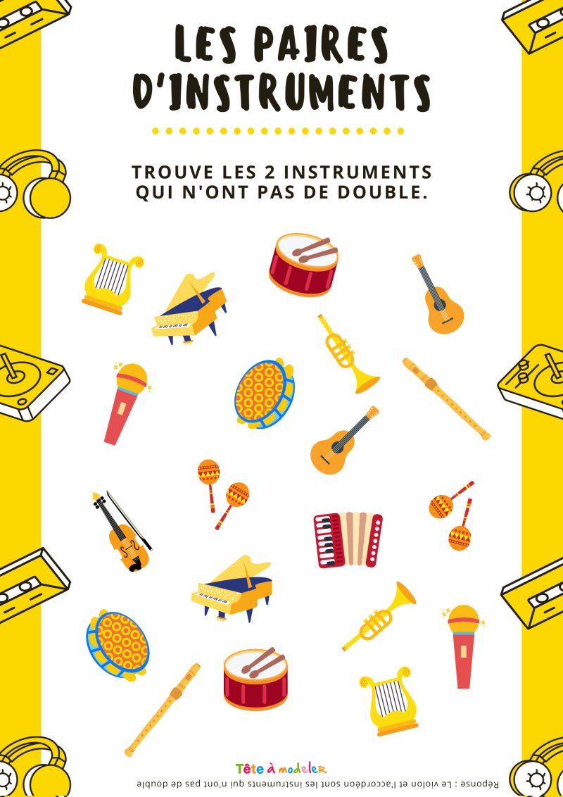 Quel instrument n'a pas de double ?