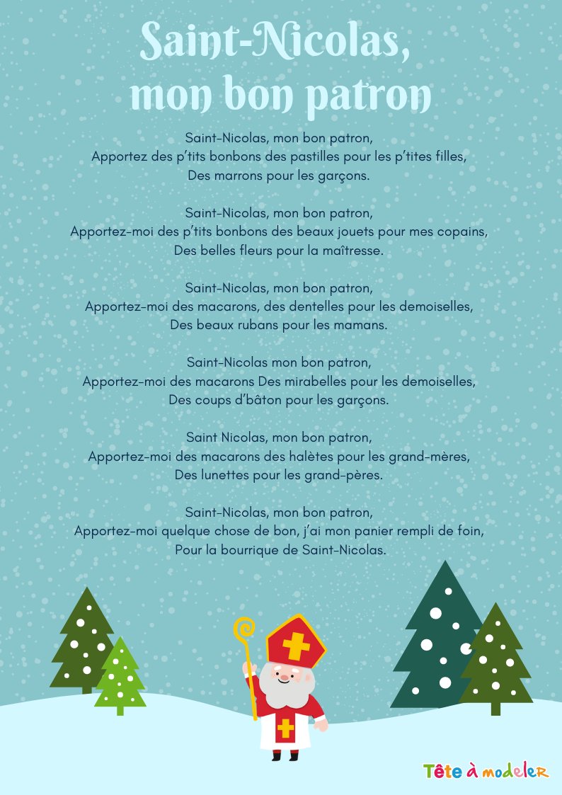 Saint nicolas mon bon patron