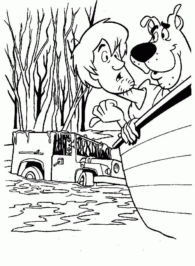 Sammy et Scooby sont dans un bateau