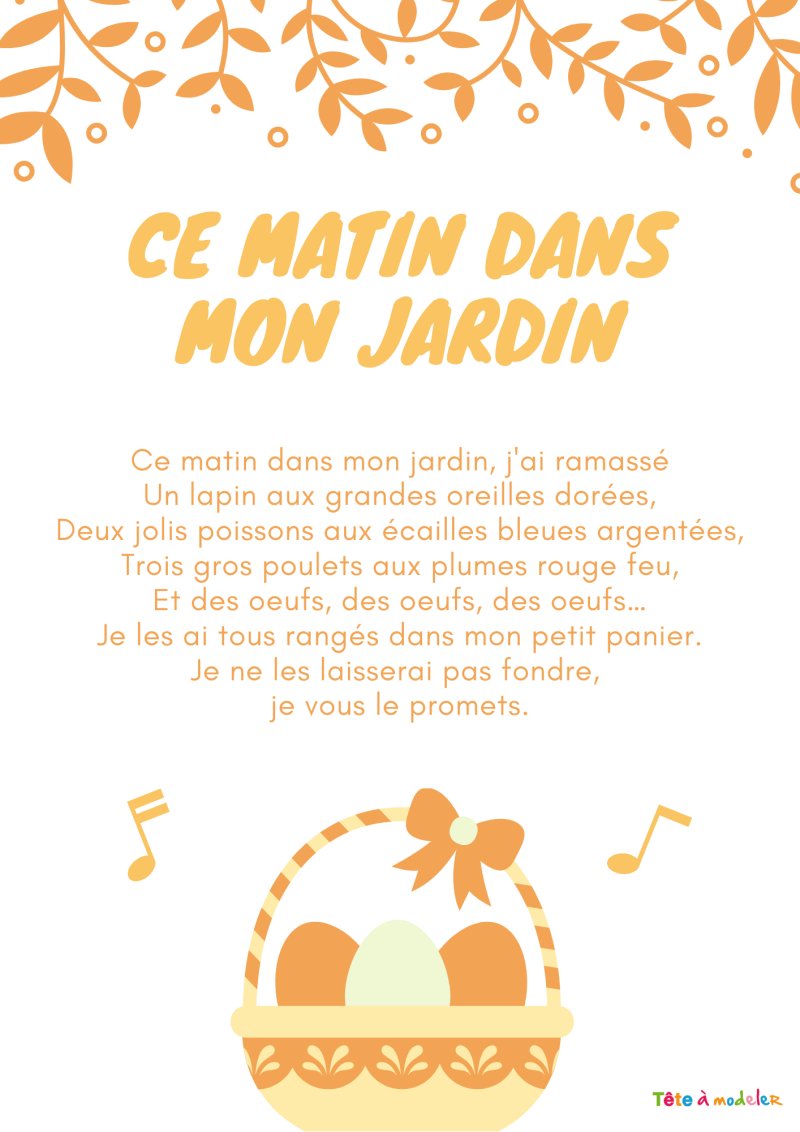 Texte comptine de P&agrave;&cent;ques