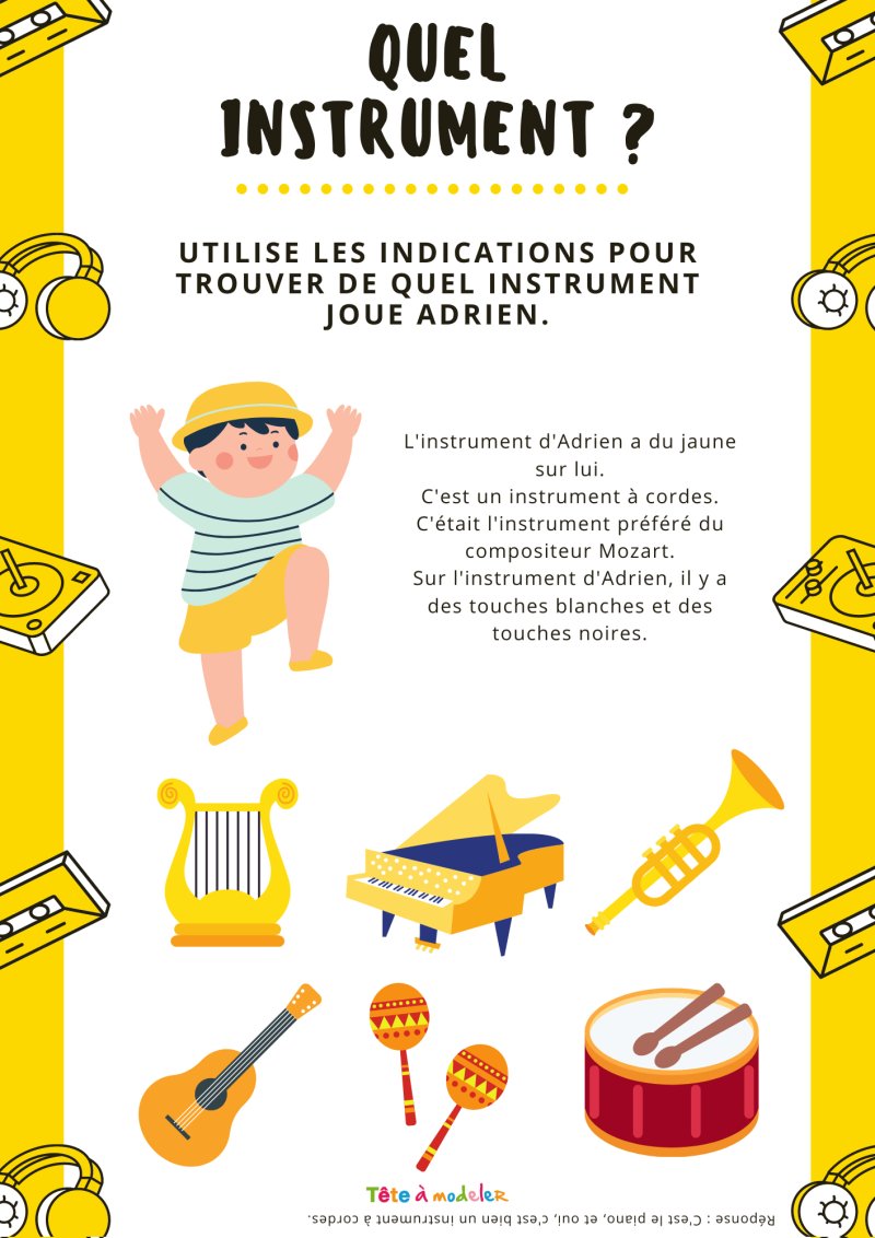 Trouve le bon instrument