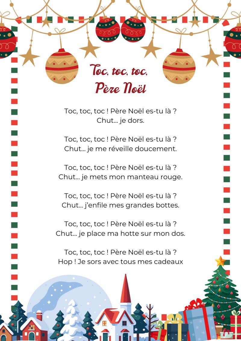 Toc, toc, toc, Père Noël