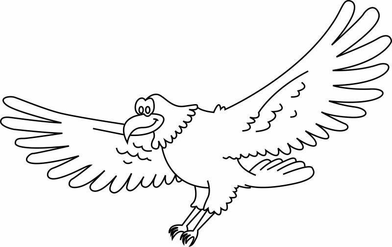 Aigle 01 - motif à imprimer