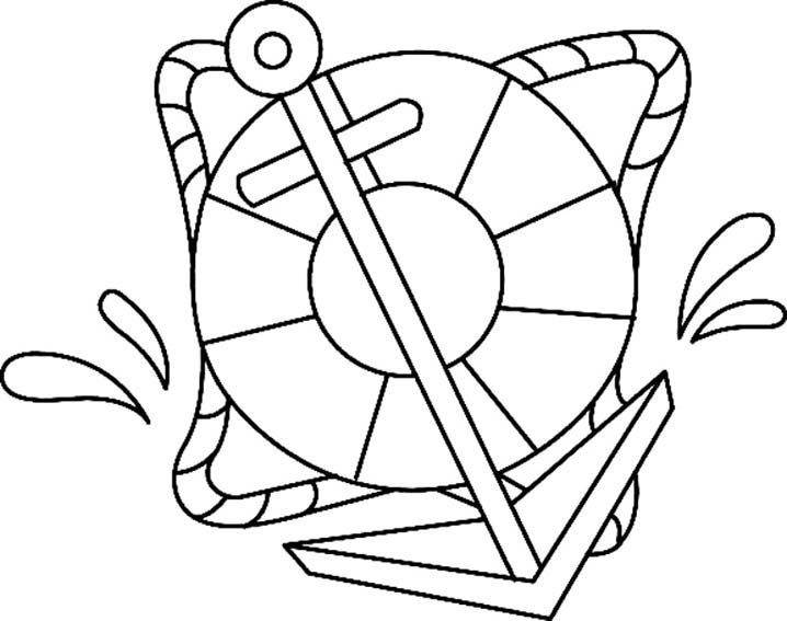 Ancre 01 - motif à imprimer