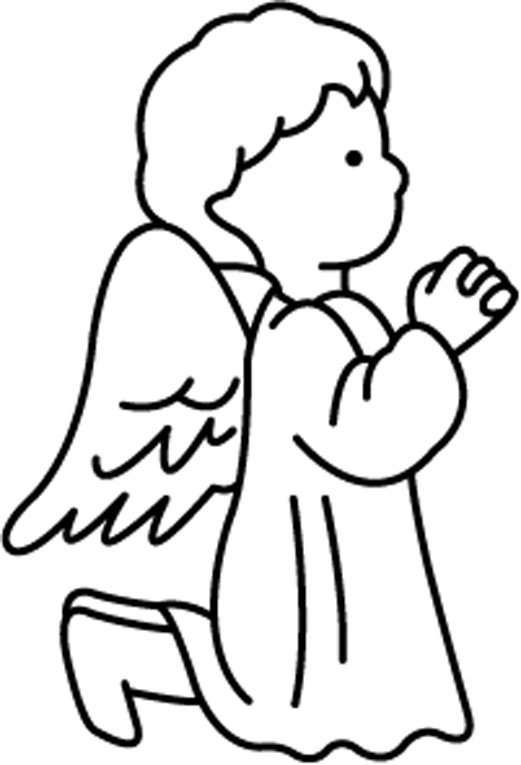 Angelot 05 - motif à imprimer