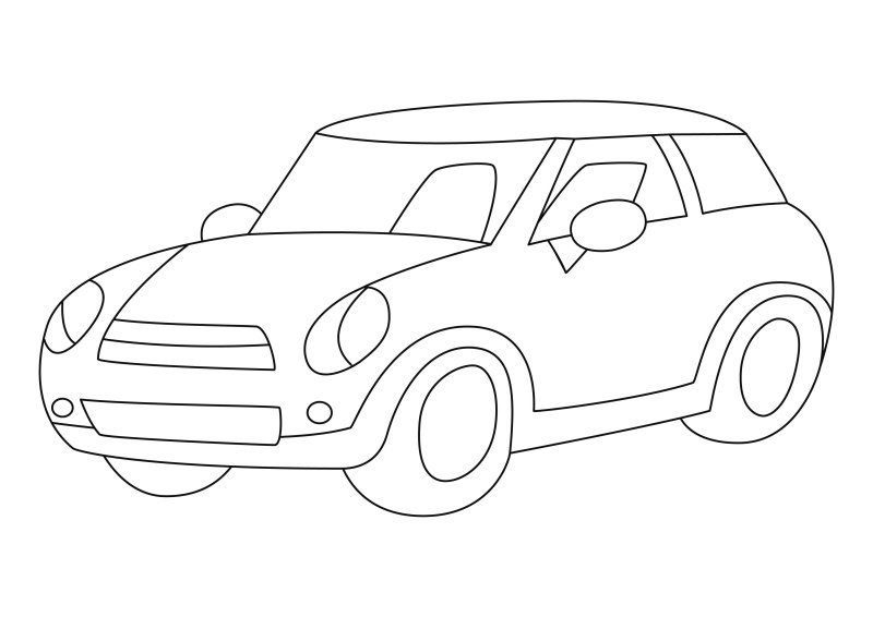 Auto 10 - motif à imprimer