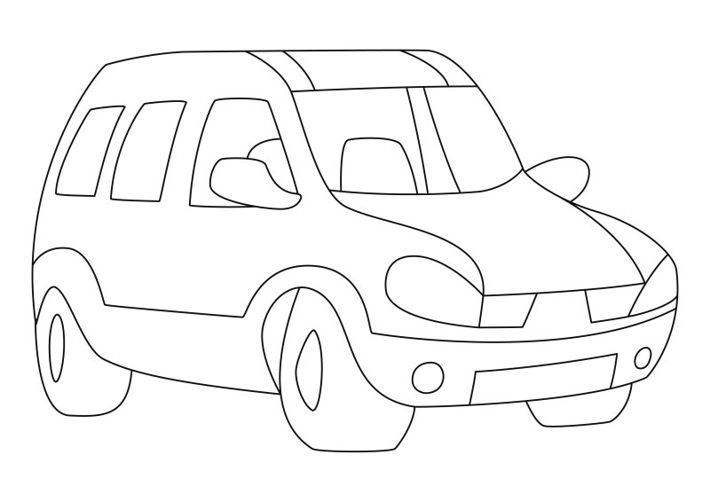 Auto 12 - motif à imprimer