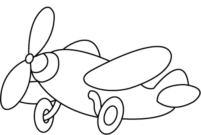Avion 02 - motif à imprimer