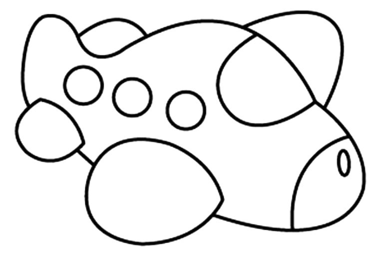 Avion 05 - motif à imprimer