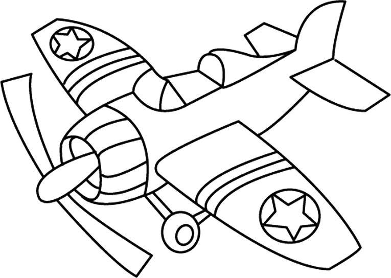 Avion 07 - motif à imprimer