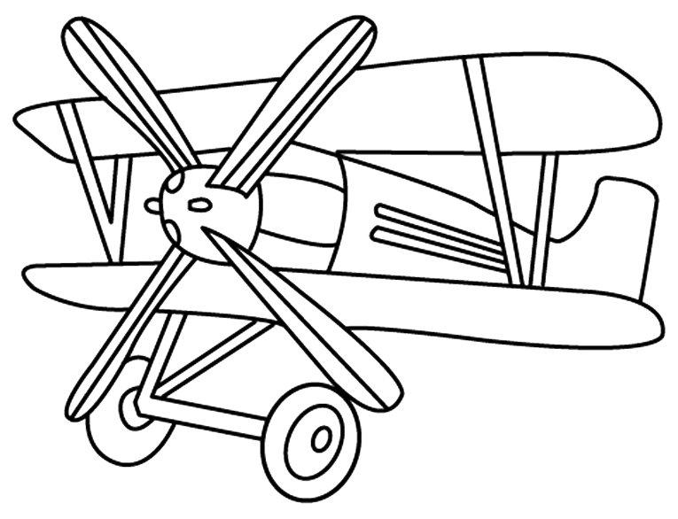 Avion 08 - motif à imprimer