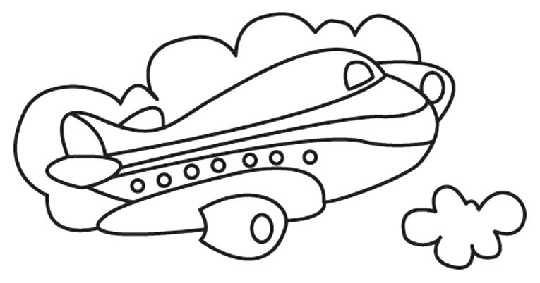 Avion 12 - motif à imprimer