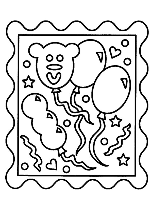 Ballon 05 - motif à imprimer