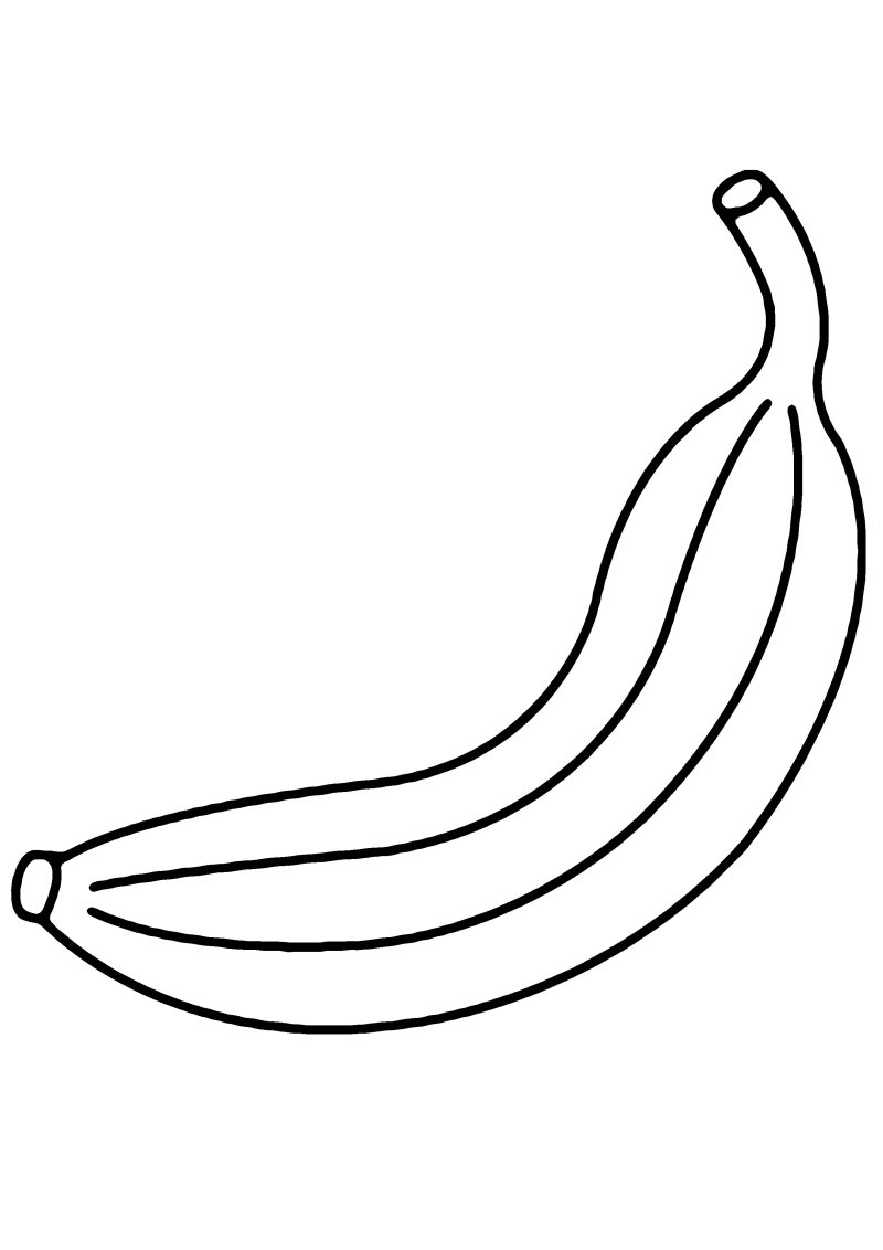 Banane 02 - motif à imprimer
