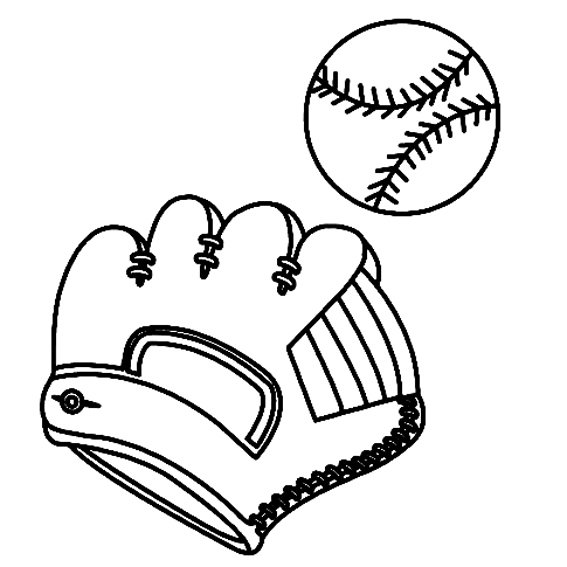 Baseball 02 - motif à imprimer