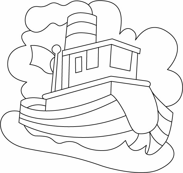 Bateau 09 - motif à imprimer