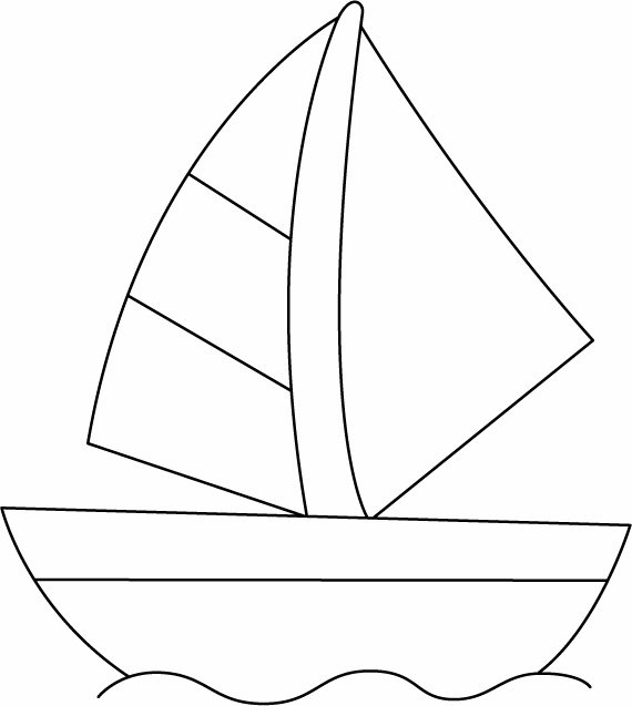 Bateau 13 - motif à imprimer