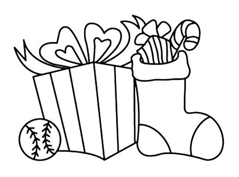 Bottes de Noël 02 - motif à imprimer