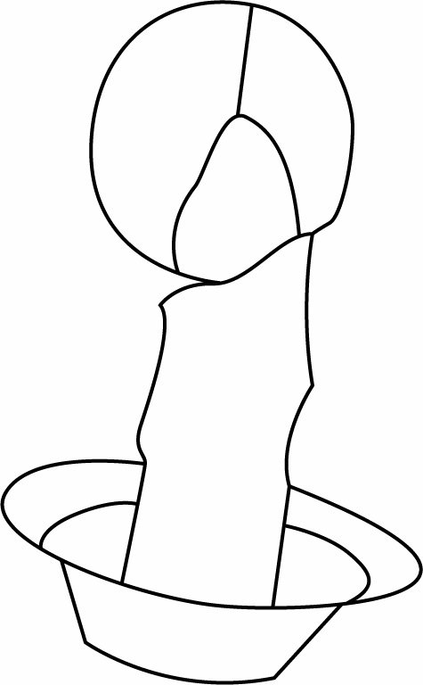 Bougies 11 - motif à imprimer