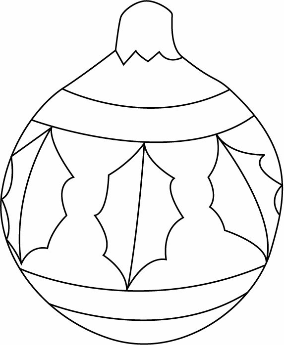 Boules de Noël 04 - motif à imprimer