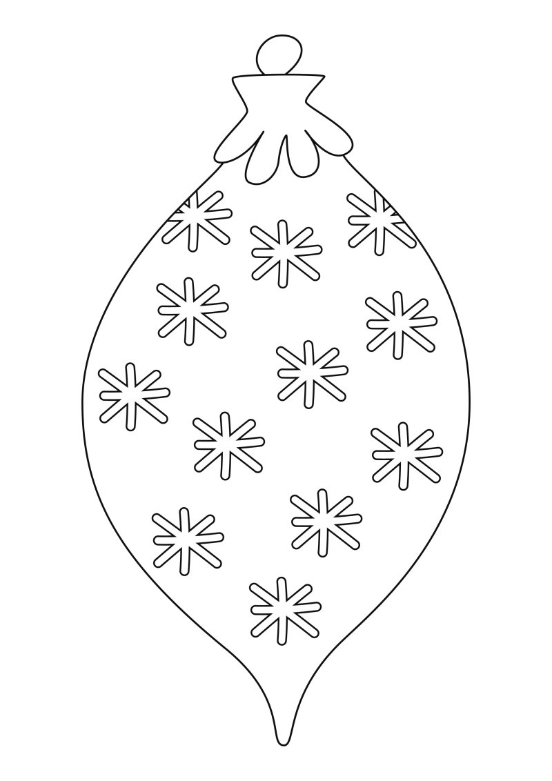 Boules de Noël 07 - motif à imprimer