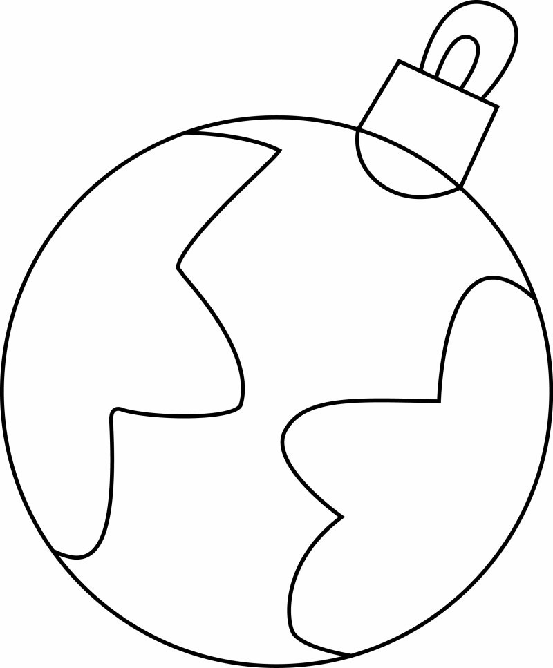 Boules de Noël 13 - motif à imprimer