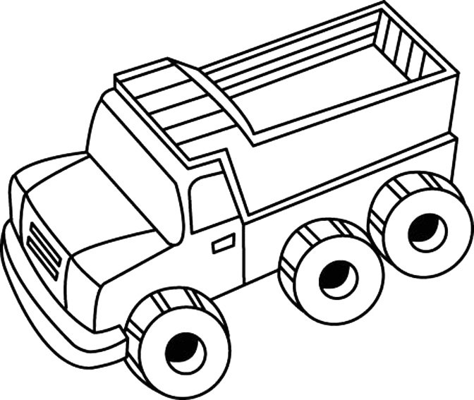 Camion 01 - motif à imprimer