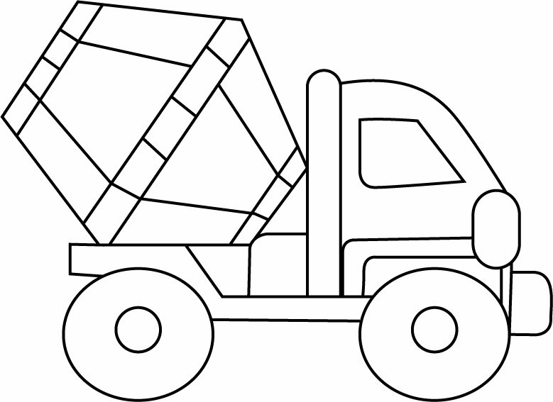 Camion 07 - motif à imprimer