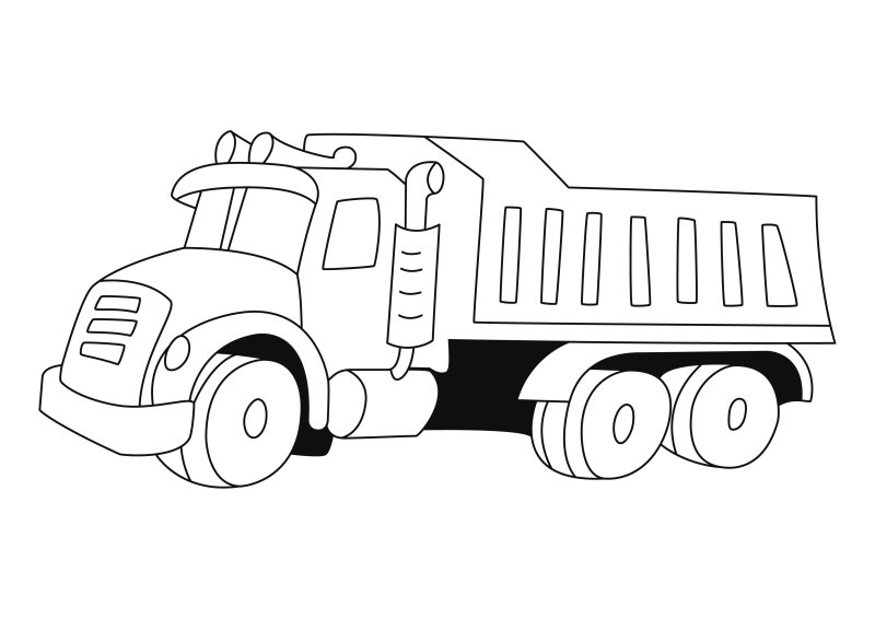 Camion 08 - motif à imprimer