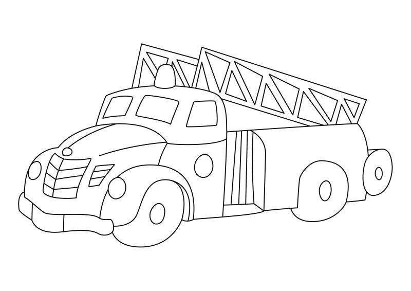 Camion 09 - motif à imprimer