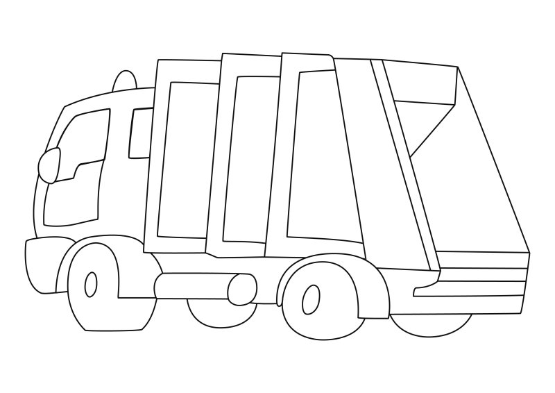 Camion 10 - motif à imprimer