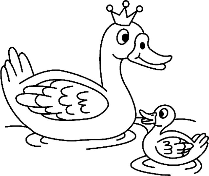 Canard 03 - motif à imprimer