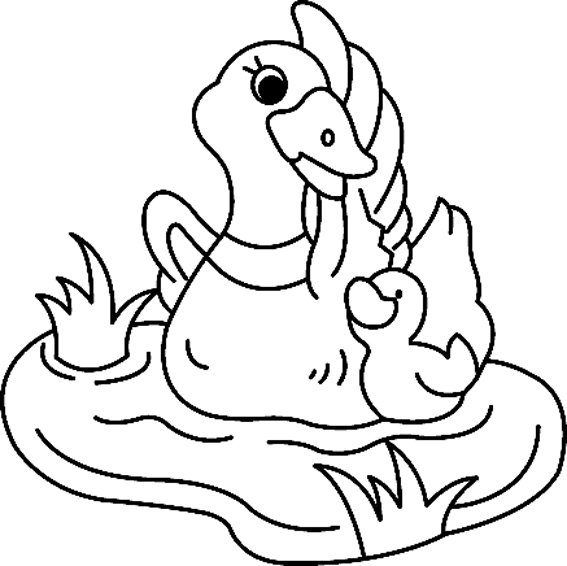 Canard 04 - motif à imprimer