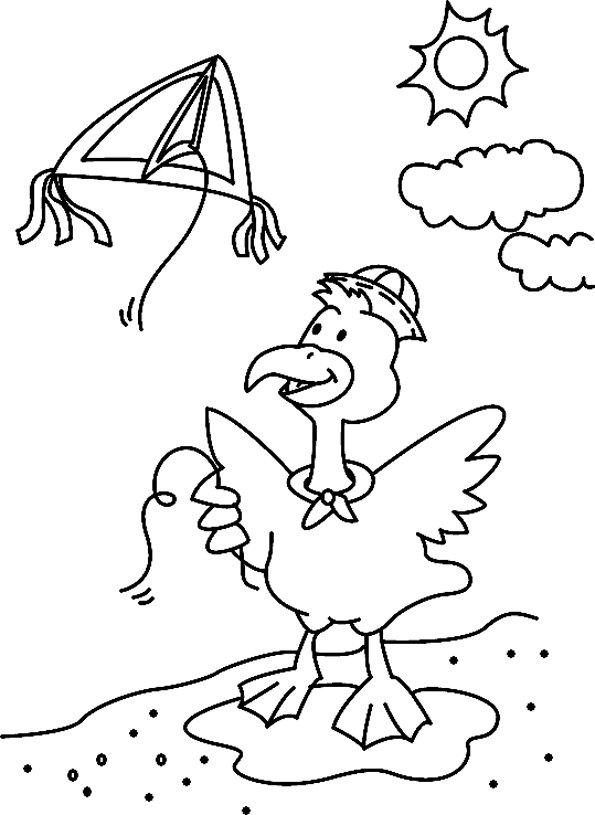 Canard 05 - motif à imprimer