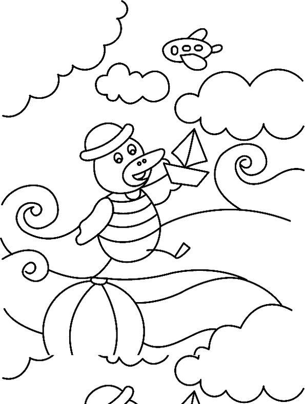 Canard 06 - motif à imprimer